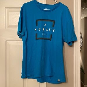 Hurley Size Large T-Shirt Blue, White and black Great Condition